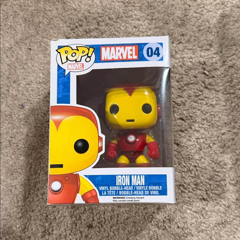 Marvel Iron Man Vinyl Figure in Red and Yellow